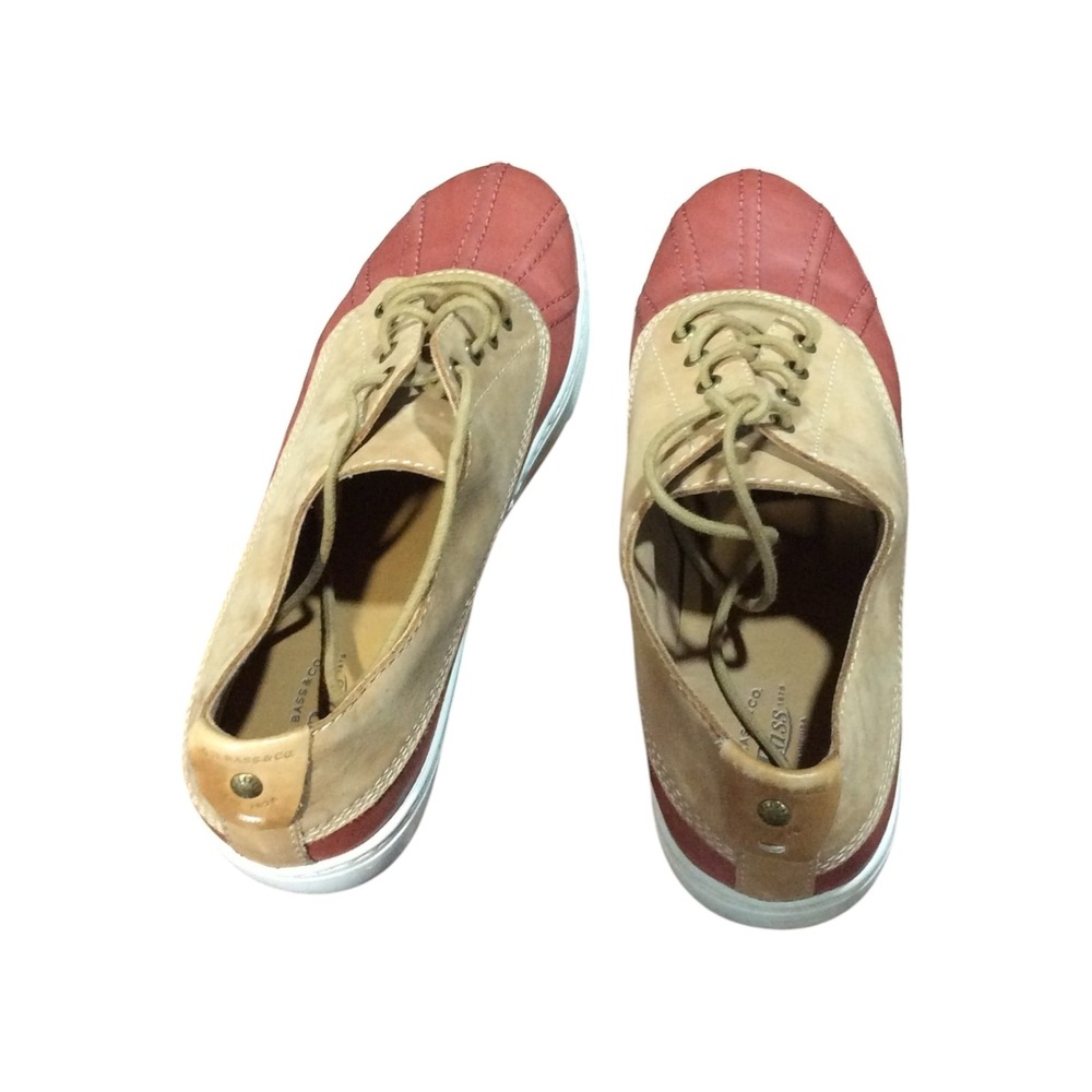 G.H.‎ Bass Tan with Red Accent Lace up Shoes - Picture 3 of 5